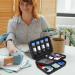 Canboc Diabetic Supplies Travel Case - Organizer for Glucose Meter, Test Strips, Lancets, Insulin Pens & More - Black - Buy Online on GoSupps.com