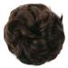 Juikoumn Dark Brown Messy Bun Hair Piece 100% Human Hair | Curly Hair Extensions Scrunchies Updo for Women and Girls - Buy Online on GoSupps.com