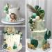 Astaron 32-Piece Cake Topper Set - Mini Balloon Rabbit for Weddings Baby Parties & Birthdays (Green & Gold) - Perfect International Shipping! - Buy Online on GoSupps.com