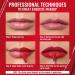Oulac Red Matte Lipstick - Long Lasting Waterproof Lip Stain with Rose Oil - Vegan & Cruelty-Free - Classic Red M02 Deep Kiss - Buy Online on GoSupps.com