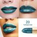 Oulac Turquoise Metallic Green Lipstick - Long-Lasting Vegan Gloss Finish 3D Color & Moist Formula - 4.3g - Buy Online on GoSupps.com