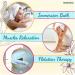 Nortembio Epsom Salt 850g - 100% Pure Natural Magnesium Bathing Salt for Muscle Relaxation & Better Sleep - Includes E-book - Buy Online on GoSupps.com