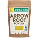 Organic Arrowroot Powder (Flour) | 16oz Resealable Kraft Bag (1lb) | 100% Raw From Thailand | by FGO 16 Ounce (Pack of 1)