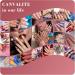 Canvalite 12-Piece Nail Files Set - 180/240 Grit Professional Double-Sided Reusable for Gel Nails Manicure & Pedicure | Ideal for Nail Studios & Home Use - Buy Online on GoSupps.com