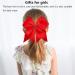 4 Pieces Ponytail Holder Cheerleading Girls Bow Hair Bows Cheering Large Bow Headband Jumbo Ponytail Elastic Hair Band Bowknot Hair Bands Headpiece (Red) - Buy Online on GoSupps.com