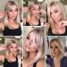 Haircube Short Bob Wig with Bangs - Heat-Resistant Synthetic Fiber Dark Root Ombre Ash Blonde - Perfect for Parties Cosplay & Daily Wear - Buy Online on GoSupps.com