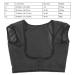 Posture Corrector Chest Support Vest for Men & Women | Back Brace & Neck Pain Relief Trainer - M Black - Buy Online on GoSupps.com