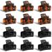Wllhyf 12-Pack Mini Hair Clips - Durable Non-Slip 90s Accessories for Women & Girls - Perfect for Thin & Thick Curly Hair - Multi-Color Shiny Black & Brown - Buy Online on GoSupps.com