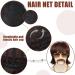 JoneTing 5 Pcs Disco Wig Set with Gold Necklace, Brown Beard, Glasses, and Wig Cap - Dark Brown Short Wavy Synthetic Afro Wig for Men - Perfect for 70's Costume Parties and Halloween - Buy Online on GoSupps.com