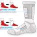 YUEDGE Women's Walking Hiking Socks 5 Pairs - Anti Sweat Cushioned Athletic Crew Socks for Ladies 6-11 9-11 | Multicolor Boot Socks - Buy Online on GoSupps.com