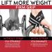 R2F Tensile Aids for Strength Training - 5mm Padded Wrist Protection Weightlifting Straps | Cross-Lifting Powerlifting Gear (Black & White) - Buy Online on GoSupps.com