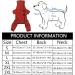Shop Minezi High Collar Waterproof Dog Raincoat Set - Red Large (42-45cm) with Reflective Strips & Zippers - Perfect for All Breeds - Buy Online on GoSupps.com