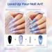 Beetles Cat Eye Gel Nail Polish - Glowing Charm 15ml | Blue Purple White Pearl Chrome | Soak Off UV LED | Perfect Gift for Her - Buy Online on GoSupps.com