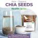 Healthworks Organic Raw Chia Seeds - 48oz (3lb) | Certified Premium Quality | Omega-3, Fiber & Protein | Ideal for Shakes, Smoothies & Oatmeal - Buy Online on GoSupps.com