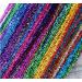 300 Pcs Glitter Sparkle Pipe Cleaners - 10 Colors Metallic Chenille Stems for DIY Crafts & Decorations - Buy Online on GoSupps.com
