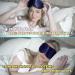100% Pure 22 Momme Mulberry Silk Dark Navy Sleep Mask | 3D Contoured Design for 100% Light Blocking | Ideal Eye Shade Cover for Sleeping - Buy Online on GoSupps.com