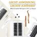Buy 72 PCs DIY Individual Eyelashes | Reusable Wispy Fluffy Eyelash Extensions for Beginners - B & Q Eyelash Brushes (B16 D-12mm) - Buy Online on GoSupps.com
