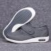 Diabetic Slippers for Women & Men - Wide Width Lightweight Shoes with Adjustable Closure - Grey - Buy Online on GoSupps.com