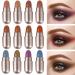 Boobeen 12 Colors Eyeshadow Palette High Pigmented Brighten Eyeshadow Set Blush Highlighting Powder Makeup Set Natural Eye Shadow Kit For Beginners mixed color