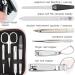 3 Swords Germany - brand quality 8 piece manicure pedicure grooming kit set in light pink fashion leather case in gift box - Made by 3 Swords LIGHT PINK - SYNTHETIC LEATHER - Buy Online on GoSupps.com