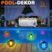 ELETOROT Solar Floating Pool Lights - 2 Pack Pool & Pond Accessories Decorative Solar Floating Balls for Garden & Water | Enhance Your Outdoor Space - Buy Online on GoSupps.com