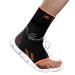 TYNOR Foot & Ankle Brace for Sprained Ankle Adjustable Neoprene Compression Sleeve Breathable Ankle Wrap Support for Women & Men Tendonitis & Arthritis Sports Running Black and Orange Medium M Black & Orange