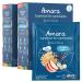 Amara Organic Baby Food - Stage 2 - Oats & Berries - Baby Cereal to Mix With Breastmilk Water or Baby Formula - Shelf Stable Baby Food Pouches Made from Organic Fruit and Veggies - 10 Pouches 3.5oz Per Serving Oats and Berries - 10 Pouches