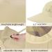 Solaris Women's Sun Hat with Neck Flap - UV Protection, Large Brim, Foldable - Tan - Buy Online on GoSupps.com