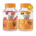 Lifeable Zinc 25mg Kids + Vitamin C Kids Gummies Bundle - Great Tasting Vitamin Supplement Gluten Free GMO Free Chewable Gummy