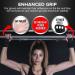 Gymnastics Grips for Men and Women - Leather Hand Grips with Wrist Wraps for Crossfit, Calisthenics, and Weightlifting - Black Suede, Large - Buy Online on GoSupps.com