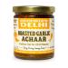 Brooklyn Delhi Roasted Garlicc Achaar - 9 Ounces - Spicy, Lemony, Savory, Sweet Flavor - Made with a mix of Indian Spices, Red Chili Powder, and Unrefined Cane Sugar - Vegan - No Artificial Additives Roasted Garlic Achaa