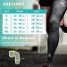 Vital Salveo Germanium Compression Sports Leg Sleeve - Large Black for Basketball & Arthritis Support - Buy Online on GoSupps.com