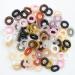 100 PCS Colorful Spiral Hair Ties for Thick Hair - Strong Grip, Waterproof Coil Ties - No Crease Elastics for High Ponytail Hairstyles - Buy Online on GoSupps.com