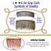 Good Hair Days Grip-Tuth Combs - Set Of 2 Hair Side Combs - Hair Combs For All Types Of Hair - Decorative & Hair Styling Women Accessories (Black 1 Wide) - Buy Online on GoSupps.com