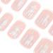 Danni & Toni Half Hardened Gel Nail Foils - Picturesque Rosa Cat Eye Technicolor-Sequin Glossy UV Nail Design - Self-Adhesive Wraps - Buy Online on GoSupps.com