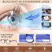 Eyeguard Ultra Thin 2-Pack Reading Glasses for Men & Women - Round Blue Light Filter Glasses with Spring Hinges - Tortoise/Black 2.0x - Buy Online on GoSupps.com