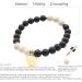 Essential Oil Diffuser Bracelet for Anxiety - Aromatherapy Lava Stone Bracelet for Men & Women - Buy Online on GoSupps.com