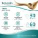 Folexin Hair Growth Support Supplement with Biotin & Vitamin B6 - 60 Capsules for Thicker Hair Growth & Health - Buy Online on GoSupps.com