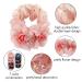 inSowni 7 Pack Glitter Crystals Pearls Rose Flower Hair Scrunchies for Women - Elastic Hair Ties Ponytail Holders Accessory Set - Buy Online on GoSupps.com