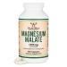 Magnesium Malate Capsules (420 Count) - 1 500mg Per Serving (Magnesium Bonded to Malic Acid) Third Party Tested Vegan Friendly Gluten Free Manufactured in The USA by Double Wood Supplements