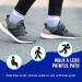 Plantar Fasciitis Socks for Women & Men - Best Compression Sleeves for Heel Pain Relief - Arch Support Gray Medium - Buy Online on GoSupps.com