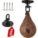 Vintage Black Leather Speed Bag Boxing Ball MMA Training Kit - Buy Online on GoSupps.com