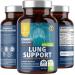 N1N Premium Lung Support Supplement [10 Potent Ingredients] Natural Lung Cleanse & Detox with Quercetin, Bromelain and Vitamin C to Help Support Respiratory Health, 60 Veg Caps