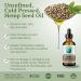 Bella Terra Oils - Hemp Seed Oil 4 oz - Dive into the World of Linoleic Acid & Alpha-Linolenic Acid Packed with Essential Vitamins Perfect for Cosmetic Elixirs 4 Ounce - Buy Online on GoSupps.com