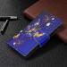 Miago 9 Card Slots Leather Cover for Huawei Y7 2019 - Colorful Zipper Flip Wallet Case Blue Butterfly Design | Protective PU Leather Pocket Case - Buy Online on GoSupps.com