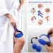 Premium 3-Piece Massage Ball Set | Fascia Roller Hedgehog Foot Massager & Handle Massage Roller for Deep Tissue Relief - Buy Online on GoSupps.com