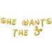 Funny Bachelorette Party Gold Glitter Banner - Disney Bachelorette Party Decorations, Favors and Supplies Wants the D