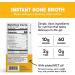 Bone Brewhouse Chicken Bone Broth Protein Powder - Lemon Ginger Flavor - Keto & Paleo Friendly - 10g Protein - Gluten-Free & Dairy-Free - 5 Individual Packets - Buy Online on GoSupps.com
