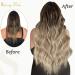 Hair Extensions 7 Pieces Human Hair Clip in Hair Extensions Ombre Brown Blonde Clip in Extensions Dark Brown Balayage Golden Blonde Ombre Platinum Blonde 12-24 inch Hair Pieces(24 Inches) 24 Inches 105g-Set - Buy Online on GoSupps.com