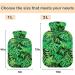 NAANLE Tropical Leaves Hot Water Bottle | 2L Transparent Cover for Pain Relief Menstrual Cramps Heat & Cold Therapy - Buy Online on GoSupps.com